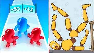 Ragdoll Break vs Join Blob Clash 😱 Epic Funny Gameplay Battle! | Satisfying Android iOS Games