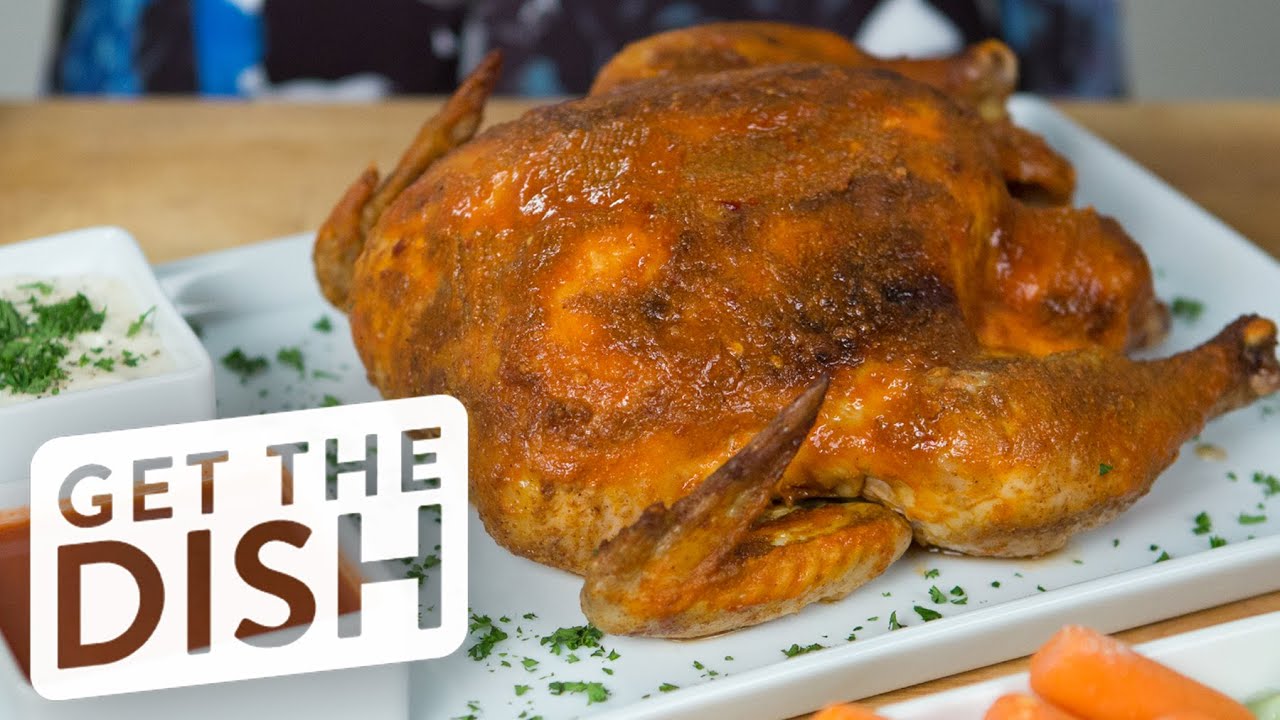 How to Make a Whole Buffalo Chicken | Get The Dish | POPSUGAR Food