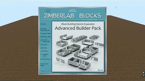 Second Life Building : ZimberLab Blocks Advanced - Part 1