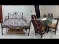 Used Princess bed for girls, kids study table, cane rack good condition low price | old is sold