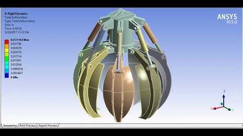 Rigid Dynamics - Scissor Type Grab Bucket Model