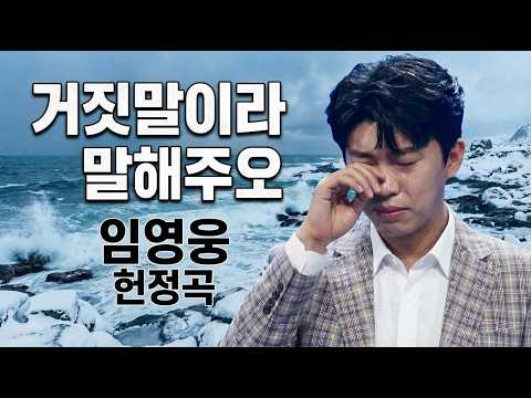 임영웅에게 바치는 헌정곡 거짓말이라 말해주오 잠깐이면 된다더니 한 사람만 믿고 기다렸습니다 