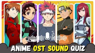 🎶 Can You Guess the Anime OSTs Without the Voice? 40 Questions (LEVEL: 🟢EASY - 🔴OTAKU)