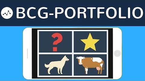BCG Portfolio / Matrix einfach erklärt - Questionmarks, Stars, Cash Cows, Dogs - Management
