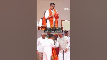 Gujarat Cabinet Reshuffle: Harsh Sanghavi Becomes Deputy CM, Rivaba Jadeja Among 19 New Ministers