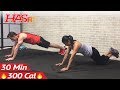 30 Min No Equipment Upper Body Workout without Weights for Women & Men - Arms Chest and Back at Home