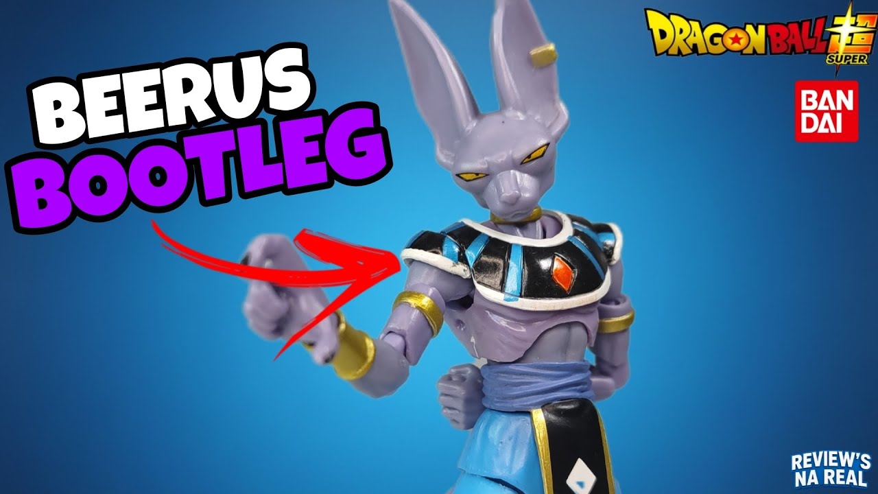 ESSE BOOTLEG DO BILLS VAI TE SURPREENDER!!! Beerus sh.figuarts Bootleg/ Review & Unboxing 