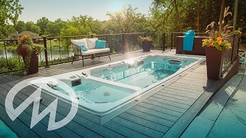Swim spas: A backyard space for exercise, relaxation, and family fun