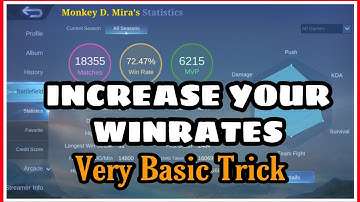 BEST TRICK TO BOOST YOUR WINRATES IN MOBILE LEGENDS | Updated Patch 2022