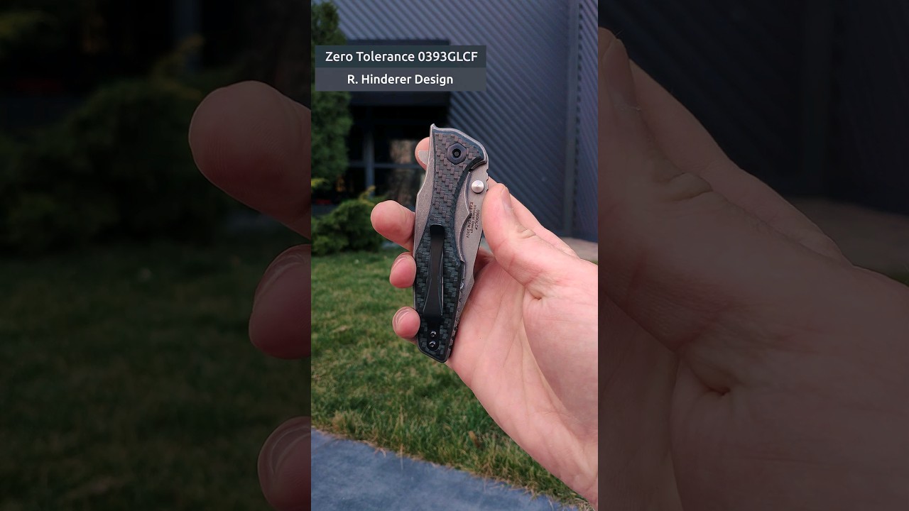 Hinderer Design ZT 0393 CPM-20CV Blade EDC Pocket Knife 