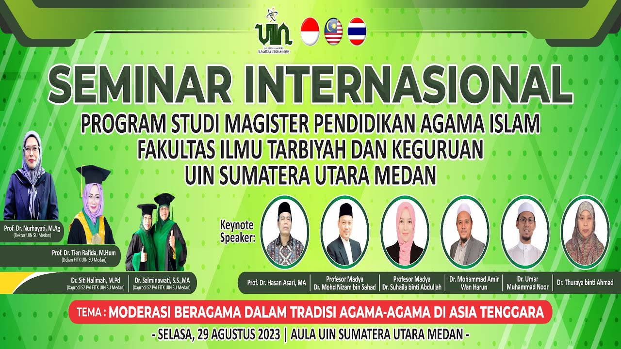 SEMINAR INTERNASIONAL PROGRAM STUDI MAGISTER PENDIDIKAN AGAMA ISLAM FK ...