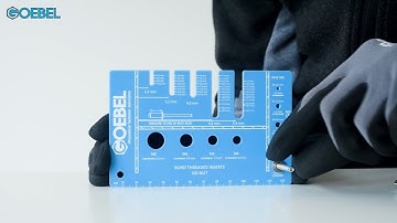 Rivet gauge from GOEBEL for measuring blind rivets, blind rivet nuts and screws