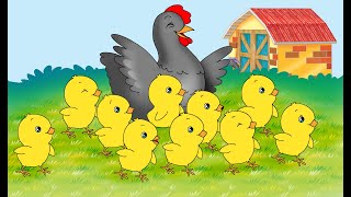 La gallinella che smarriva le uova - lettura di una storia per bambini da colorare