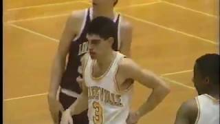 Lock Haven vs  Millersville PSAC Semi-Final Men's Basketball 3-10-89