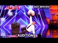 Edison &amp; Leon 54 &amp; 84 years old Balancing Duo UNBELIEVABLE  | America&#39;s Got Talent 2019 Audition