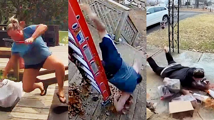 Hilarious Porch Slips and CCTV Fails 💀 | FailArmy May Rewind