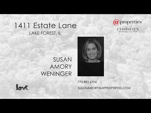 1411 Estate Lane, Lake Forest, IL home video tour
