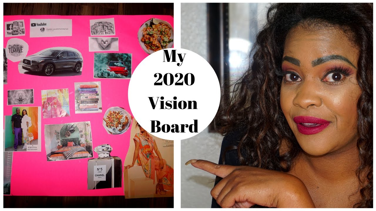 My 2020 Vision Board - YouTube