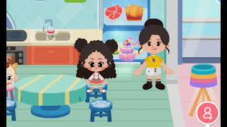 Rotina da manhã!!! (Jogo da BabyBus: Cidade meu mundo). ✨💖🌺😎😁 screenshot 2