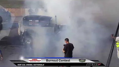 NHRDA Nor Cal Diesel Nationals Burnout Contest Win...
