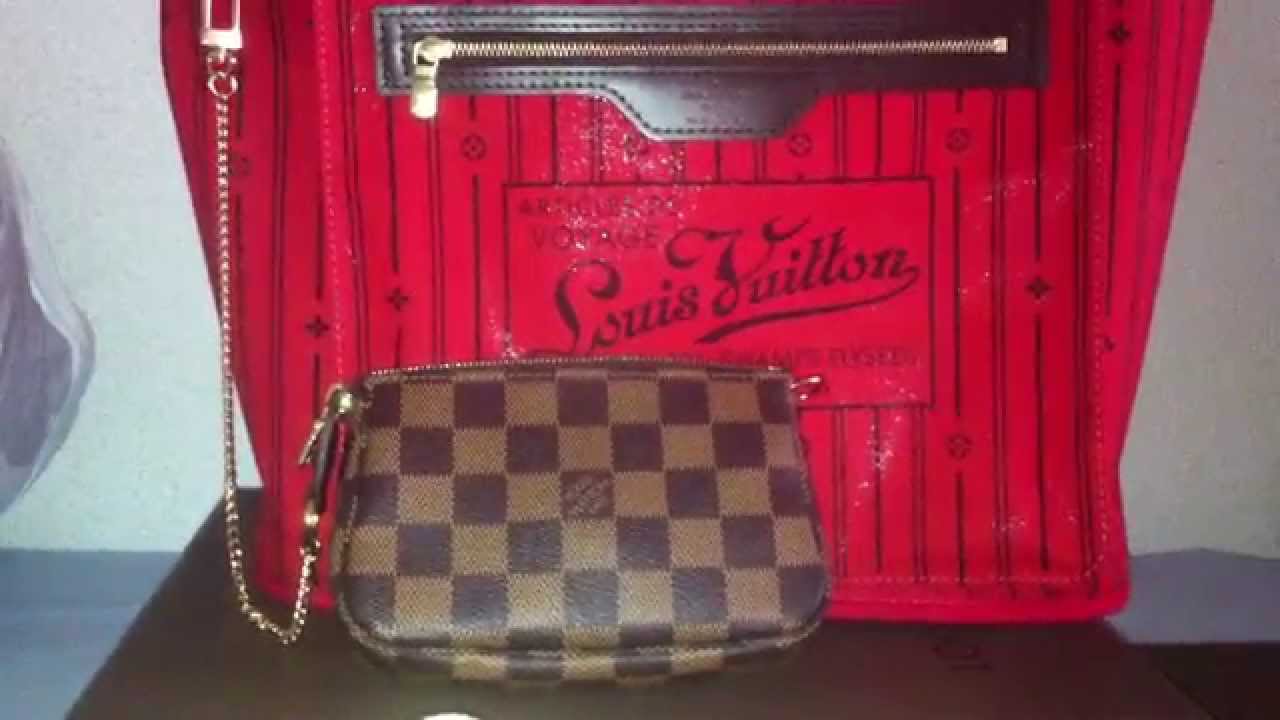 Louis Vuitton mini pochette damier ebene & other way to use your Neverfull - YouTube