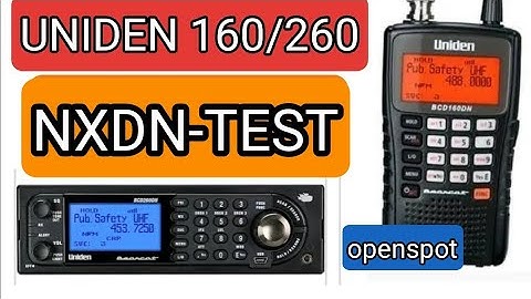 UNIDEN 160/260DN - NXDN Test