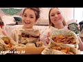 Wingstop Mukbang With Brianna | savmas day 24