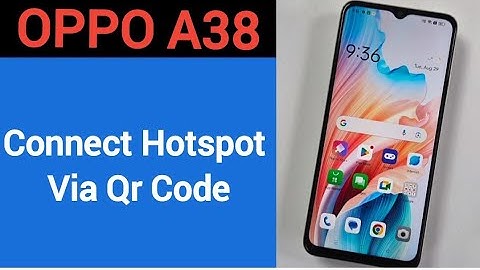 How to connect hotspot via QR code, Oppo A38 me wireless internet connect kaise karen