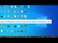 How To Password Protect Files and Folders in Windows 10 Mp3 Song