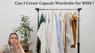 Creating a Capsule Wardrobe for 2024, Over 50 Plus size, Real Life UK16, Huge Declutter . Part 1