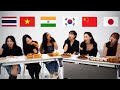 Asian Try 6 Street Food from Each Countries! Korea,India,China,Japan,Vietnam,Thailnad (ASMR MUKBANG)