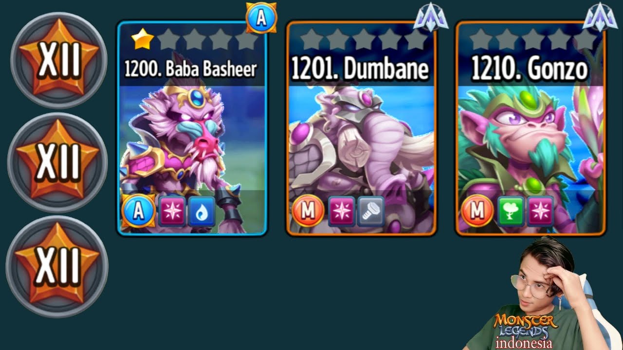 GONZO BABA BASHEER SYNERGY TEAM ANCESTORS #socialpoint #dragoncity # ...