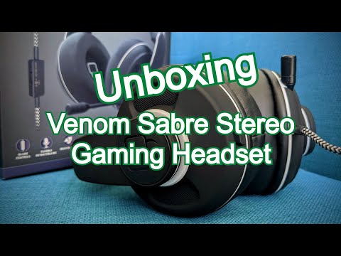 UNBOXING and FIRST LOOK - Venom Sabre Stereo Gaming Headset