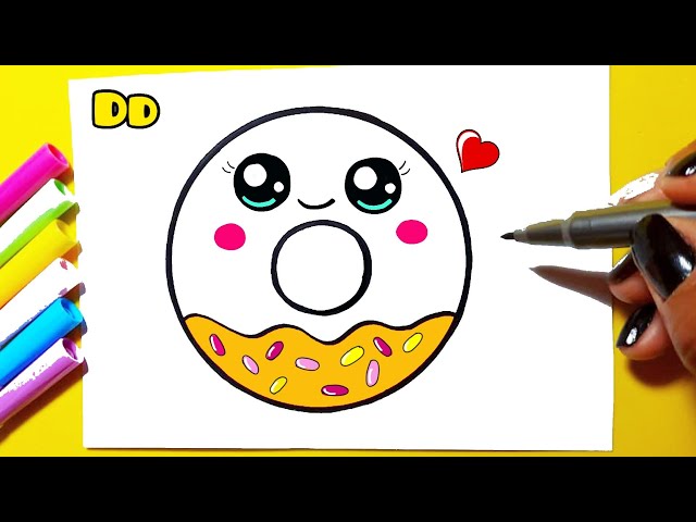 DESENHOS FACEIS DE FAZER COMO DESENHAR COOKIE FOFO 