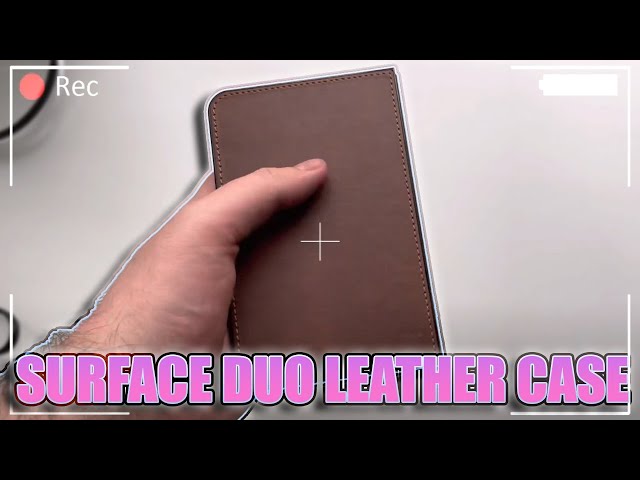 Noreve Leather Cover for Surface Duo 2 review - All About Windows Phone