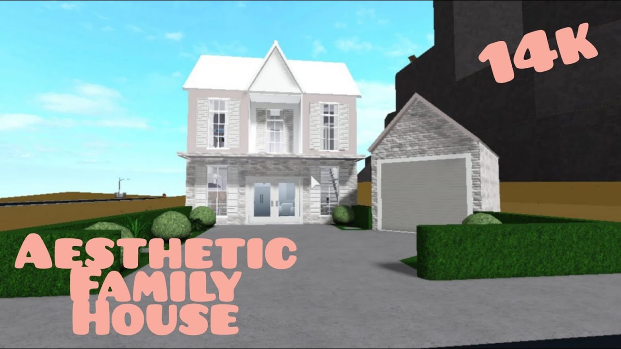 ROBLOX BLOXBURG：14k Aesthetic Family House - YouTube