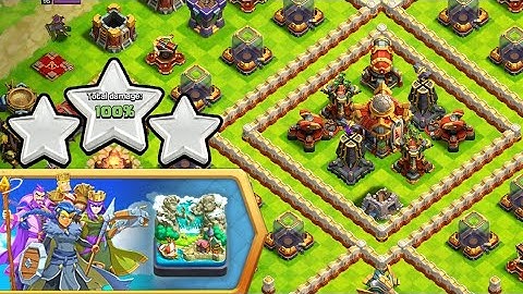 easily 3 star it's over 9000 Challenge in Clash of Clans