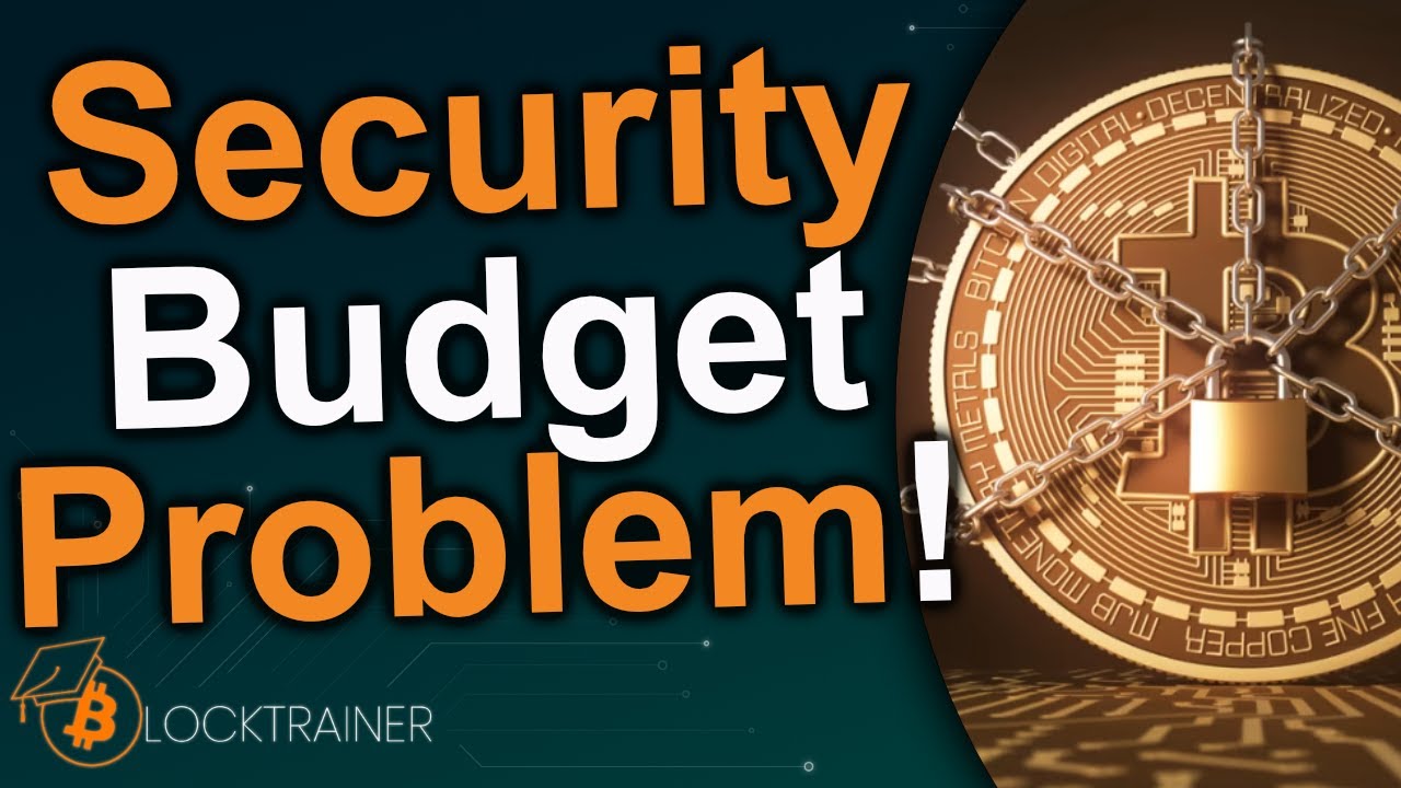 BITCOIN Security Budget Problem durch Halving?! 😵