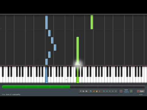 Bach: Air on the G String - Easy Piano Tutorial (Synthesia) + Sheet Music & MIDI