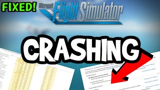 How To Fix Flight Simulator Crashing! (100% FIX)