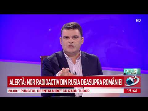 Apelul făcut de Radu Tudor, după ce România a fost expusă norului radioactiv