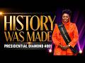 The Historic Moment Claris Shava Became Presidential Diamond #001