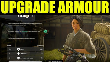 Ghost of yotei - how to upgrade armor (tips & tricks)