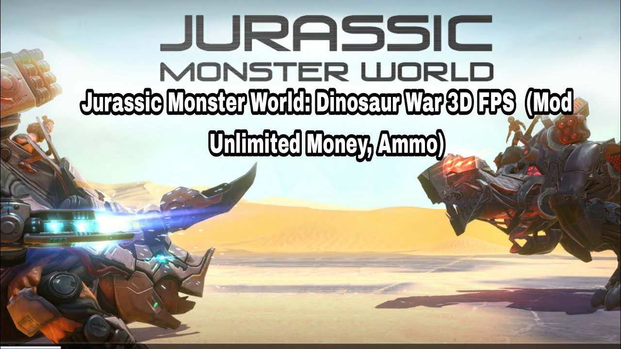 Jurassic Monster World: Dinosaur War 3D FPS 0.13.0 (Mod Unlimited