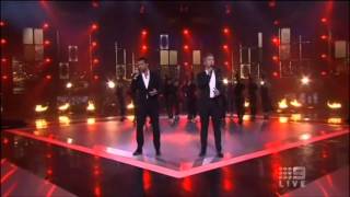 Ricky Martin and Luke Kennedy Performance of "Roxanne"