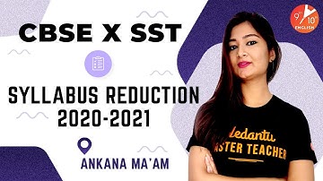 CBSE Class 10 SST Syllabus Reduction 2020-2021 | Class 10 SST Syllabus | #Vedantu9thand10thEnglish