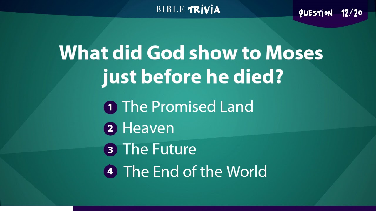 Bible Trivia Quiz For Elementary Sunday School Kids Youtube