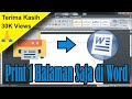 【Tutorial】 Cara Print 1 Halaman Saja di Word 2007 • Simple News Video