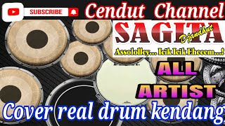 Miniatura de vídeo de "YA NABI SALAM(SROKAL) ALL ARTIS SAGITA COVER REAL DRUM KENDANG"