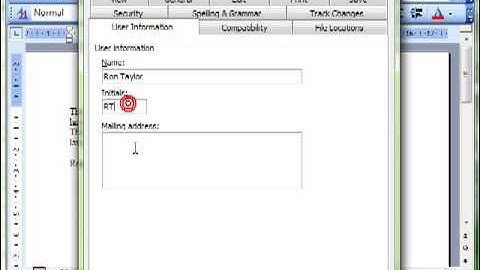 Word 3121 Set basic options and preferences Microsoft Word 2003